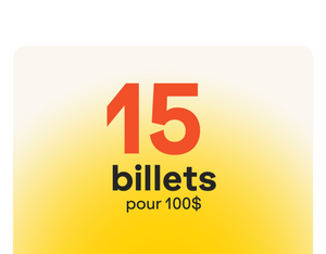 15 pour 100 $