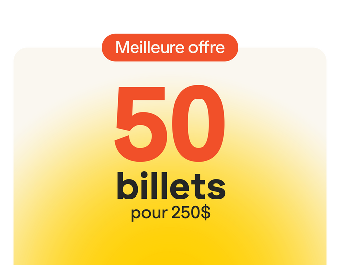 50 pour 250 $